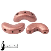 Perla in vetro Arcos® di Puca® 5x10 mm - Bronzo Light Rose x10 g