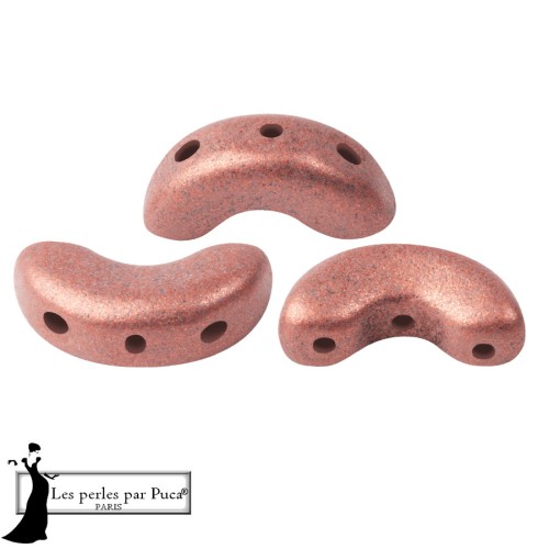 Perla in vetro Arcos® di Puca® 5x10 mm - Bronzo Light Rose x10 g