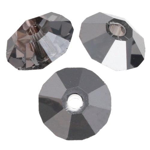 Biconi appiattiti Swarovski 5305 5 mm - Crystal Silver Night x30