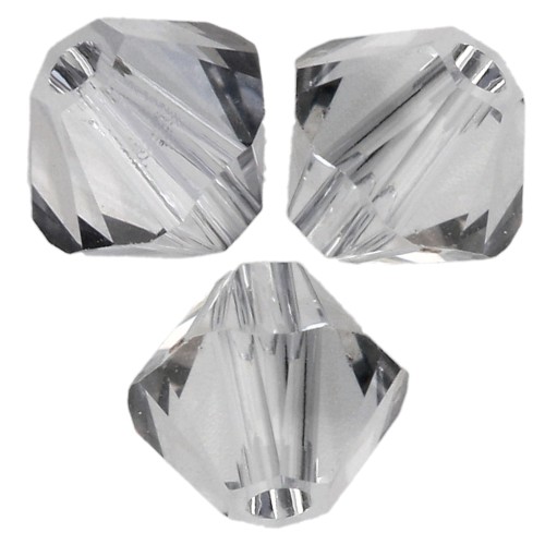 Bicone in cristallo Swarovski 5328 da 4 mm - Crystal Urban Grey x50