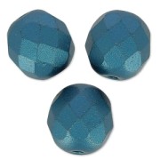 Sfaccettate mm 8 Pastel Petrol x20