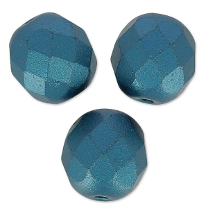 Sfaccettate mm 8 Pastel Petrol x20