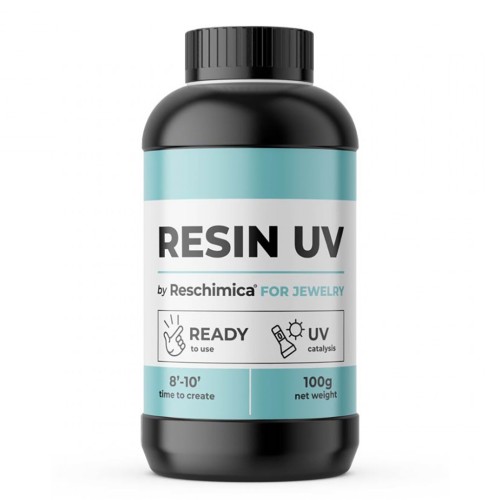 Resina UV Reschimica con filtro anti-ingiallimento - Trasparente x 100 g