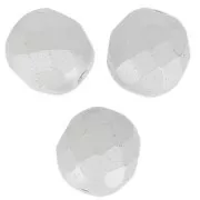 Sfaccettate mm 8 Pastel Grey Pearl x20