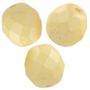 Sfaccettate mm 8 Pastel Yellow Pearl x20|raw }}