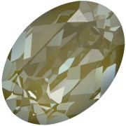 Cabochon PureCrystal 4120 14x10 mm - Crystal Herbal Green Lux x1