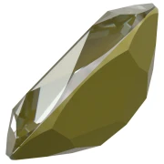 Cabochon PureCrystal 4120 14x10 mm - Crystal Herbal Green Lux x1