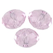 Perla rotonda appiattita PureCrystal 5040 6 mm - Rosaline x1