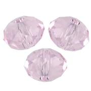 Perla rotonda appiattita PureCrystal 5040 6 mm - Rosaline x1