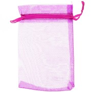 Sacchetti Organza mm. 95x150 Hot Pink x20