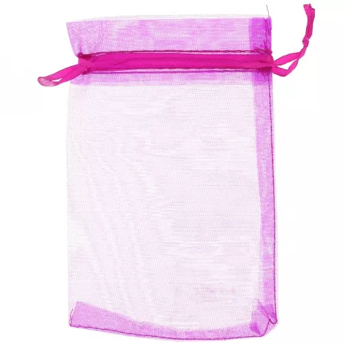 Sacchetti Organza mm. 95x150 Hot Pink x20