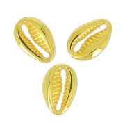 Separatore conchiglia mm.12 Dorato con oro fino x4