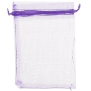 Sacchetti Organza mm. 100x145 Malva x20