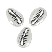 Separatore conchiglia mm.12 Placcatura Argento Antico x4