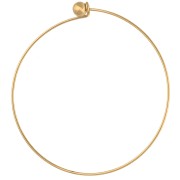 Bracciale con chiusura a sfera avvitata da 62 mm - Acciaio inossidabile 304 Dorato x1