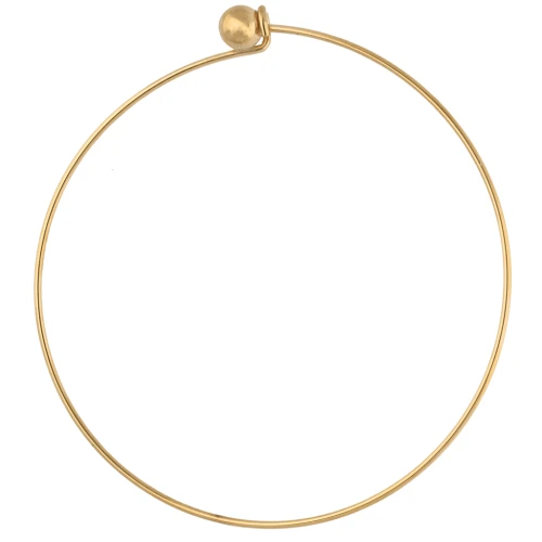 Bracciale con chiusura a sfera avvitata da 62 mm - Acciaio inossidabile 304 Dorato x1