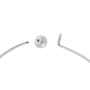 Bracciale con chiusura a sfera avvitata da 62 mm - Acciaio inossidabile 304 x1