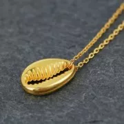 Girocollo maglia ovale mm.1 Dorato con oro fino x50cm