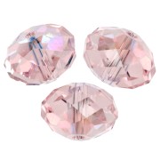 Perla rotonda appiattita Swarovski 5040 8 mm - Rosaline Shimmer 2X x1