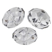 Perla rotonda appiattita Swarovski 5040 8 mm - Crystal Urban Grey x1