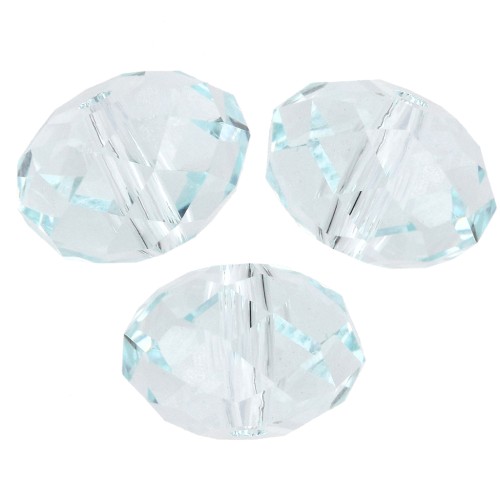 Perla rotonda appiattita Swarovski 5040 8 mm - Light Azore x1