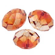 Perla rotonda appiattita Swarovski 5040 8 mm - Persian Red x1