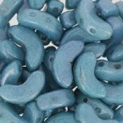 Arcos® di Puca® 5x10 mm Chalkwhite Blue Ceramic Look x10g