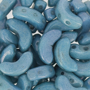 Arcos® di Puca® 5x10 mm Chalkwhite Blue Ceramic Look x10g