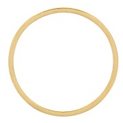 Anelli di montaggio e intreccio circolari da 16 mm - Acciaio inossidabile 304L Dorato x20