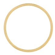 Anelli di montaggio e intreccio circolari da 16 mm - Acciaio inossidabile 304L Dorato x20