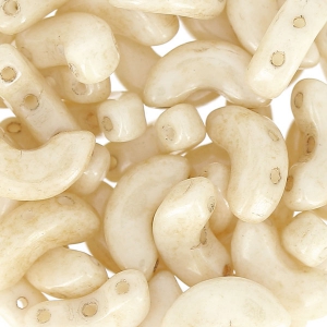 Arcos® di Puca® 5x10 mm Opaque Beige Ceramic Look x10g