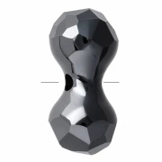 Perla modulare Swarovski 5150 11x6 mm - Jet Hematite x1