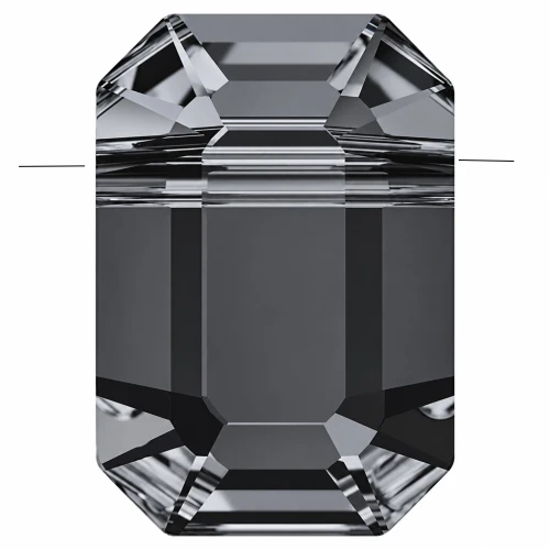 Perla Pendulum Swarovski 5514 8x5,5 mm - Crystal Silver Night x1
