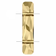 Perla a 2 fori - Column bead Swarovski 5535 23,5x5 mm - Crystal Golden Shadow x1