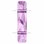 Light Amethyst - Perla a 2 fori - Column bead Swarovski 5535 23,5x5 mm - Light Amethyst x1 Perla a 2 fori - Column bead Swarovski 5535 23,5x5 mm - Light Amethyst x1