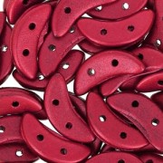 Czechmates Crescent 2 fori 3 x 10 mm Red Mat x5g
