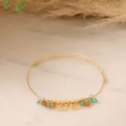 Cubi sfaccettati mm.3 Dorato con oro fino con oro fino x10