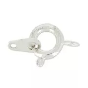 Anello a molla mm. 7 Placcatura argento fino