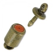 Gancio caoutchouc 12 mm bronzo x1