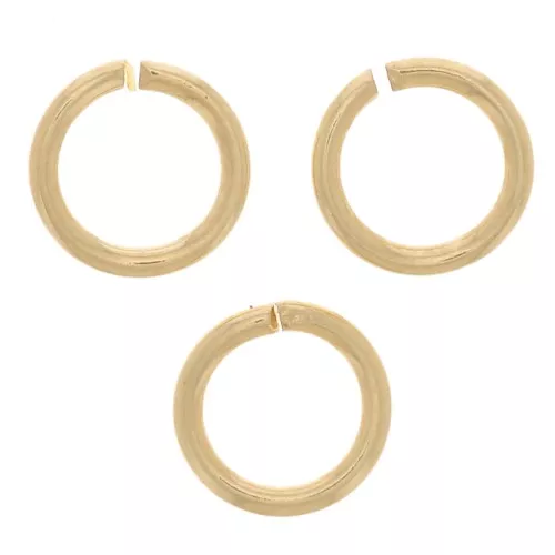 Anellini aperti mm. 5x0.7 dorato x50