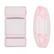 Supporti peyote 2 fori mm.18x9 Light Rose x10