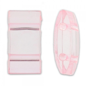 Supporti peyote 2 fori mm.18x9 Light Rose x10