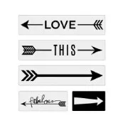 Lightbox Heidi Swapp - Diapositive Love/This/Fabulous/motivo freccia