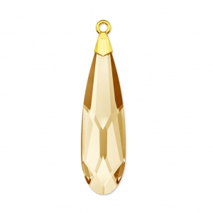 Prismatic Drop PureCrystal 6533 mm.23 Crystal Golden Shadow/dorato x1