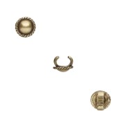 Passante da stringere per cordone 5 mm bronzo x1