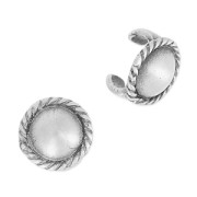 Farfalline per pizzo 5 mm argento fine x1