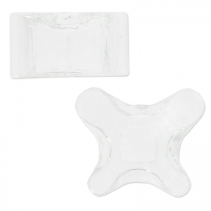 Farfalla in vetro da decorare mm.25x22x14 x1