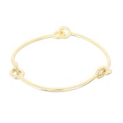 Bracciale giunco articulato mm.65 light gold HQ x1|raw }}