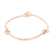 Bracciale giunco articulato mm.65 dorato rosa HQ x1|raw }}