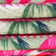 Cordone cotone tubolare mm. 4 Fuchsia/Khaki x 1 m|raw }}